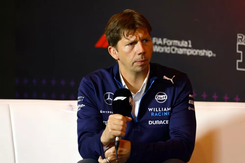 James Vowles, Team Principal de Williams,, en rueda de prensa
