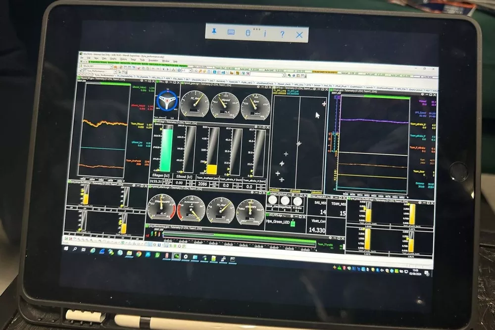 Le centre de commande du WRC 
