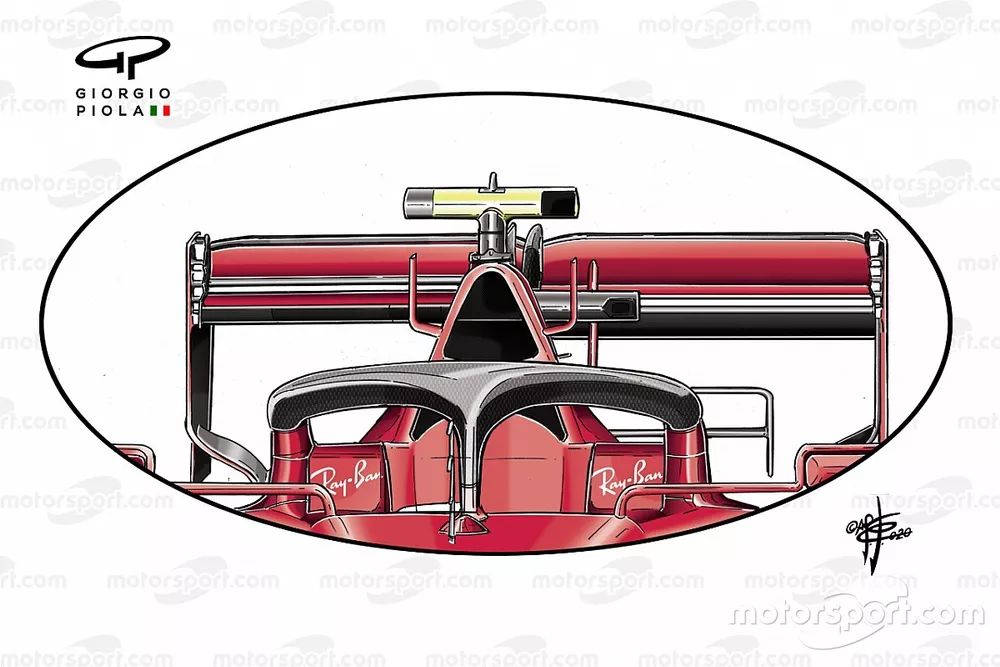 Ferrari SF1000 rear wing detail