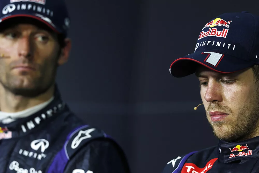 Mark Webber, Red Bull Racing y Sebastian Vettel, Red Bull Racing