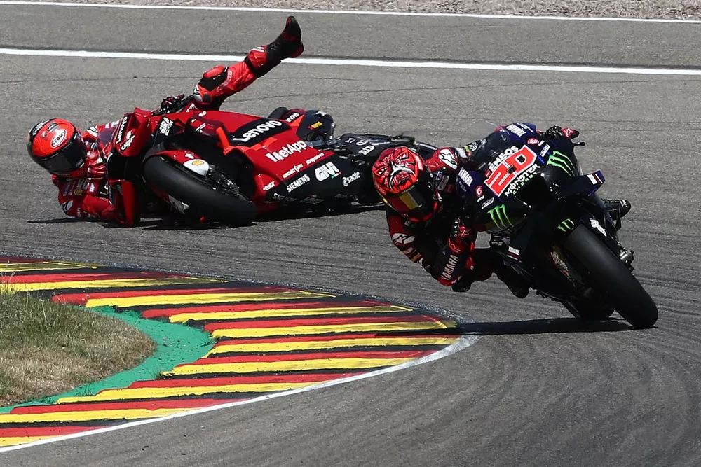 Caduta di Francesco Bagnaia, Ducati Team