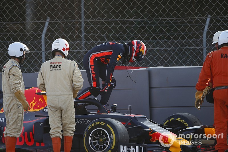 GALERI: Insiden Gasly-Albon pada hari kedua tes F1