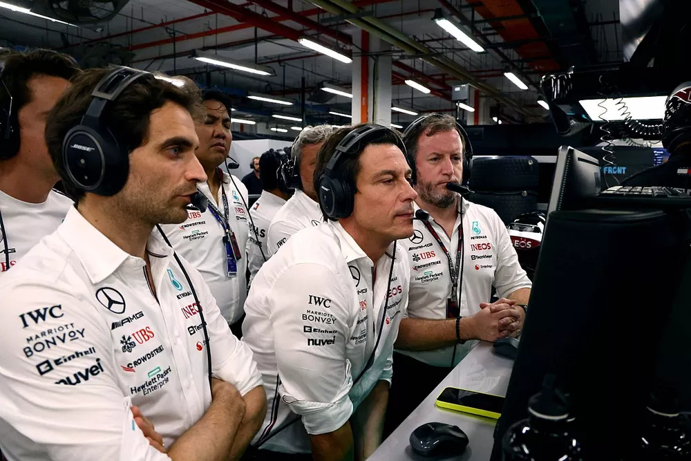 Jerome d'Ambrosio, Mercedes-AMG, Toto Wolff, directeur de Mercedes-AMG