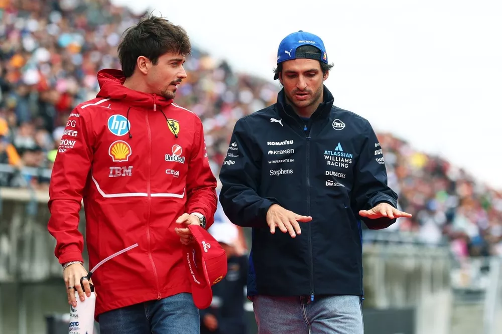 Charles Leclerc, Ferrari, Carlos Sainz, Williams