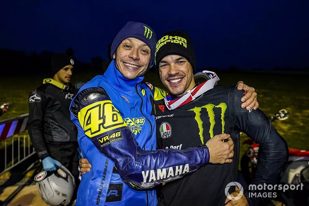 Valentino Rossi y Franco Morbidelli