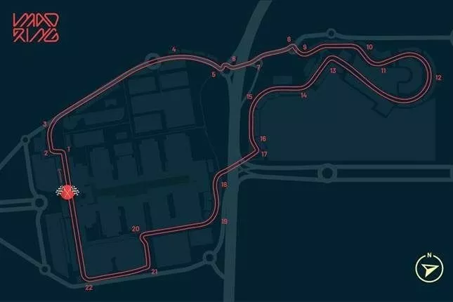 Madring layout for Formula 1's Spanish Grand Prix
