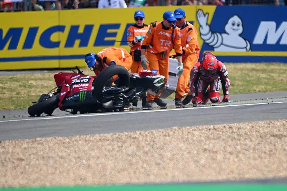 Marc Marquez, Ducati Team crash