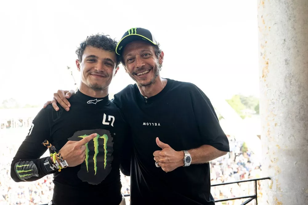 Lando Norris, Valentino Rossi