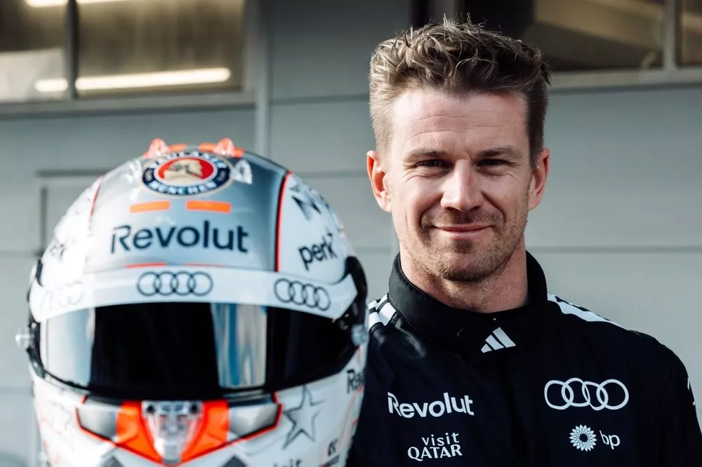 Le casque 2026 de Nico H&uuml;lkenberg (Audi)
