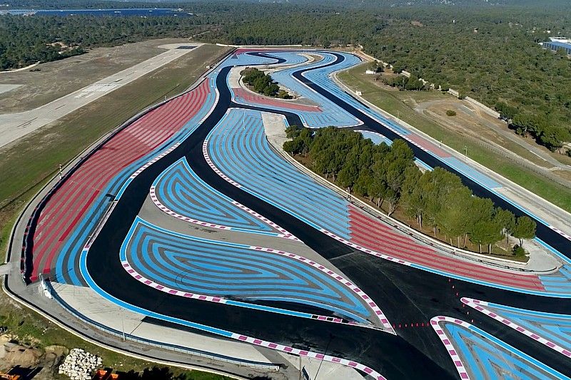 El circuito Paul Ricard de Castellet despu&eacute;s del trabajo de la pista