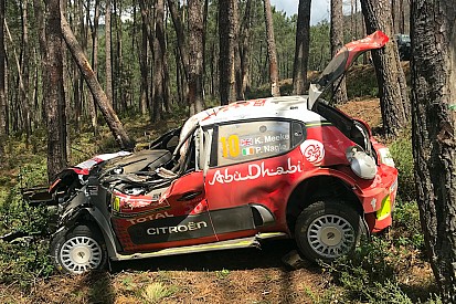 Після аварії в Португалії Мік подякував Citroen за міцну машину