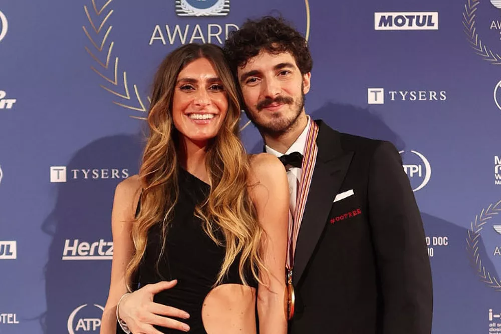 Francesco Bagnaia, Ducati Team with Domizia Castagnini