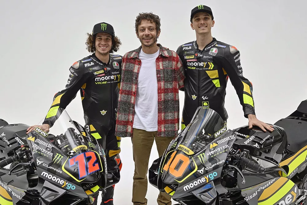 Luca Marini, Marco Bezzecchi, VR46 Racing Team with Valentino Rossi
