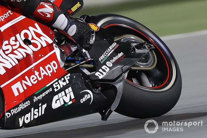 Ducati: quattro team protestano contro l'ala davanti alla gomma posteriore, vittoria a rischio?