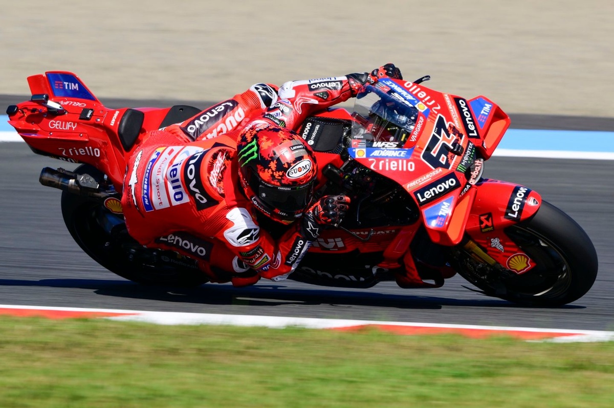 MotoGP Japanese GP: Resurgent Bagnaia claims pole, Marquez third