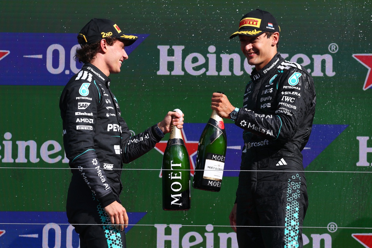 Kimi Antonelli retains F1 lead as Lewis Hamilton falls to third place