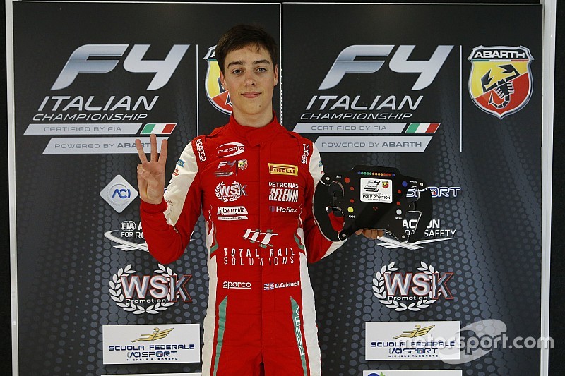 Olli Caldwell conquista le pole per le tre gare di Vallelunga