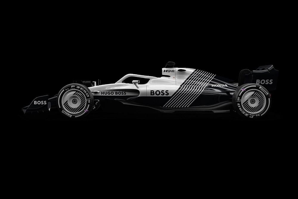 Representación AlphaTauri con Hugo Boss