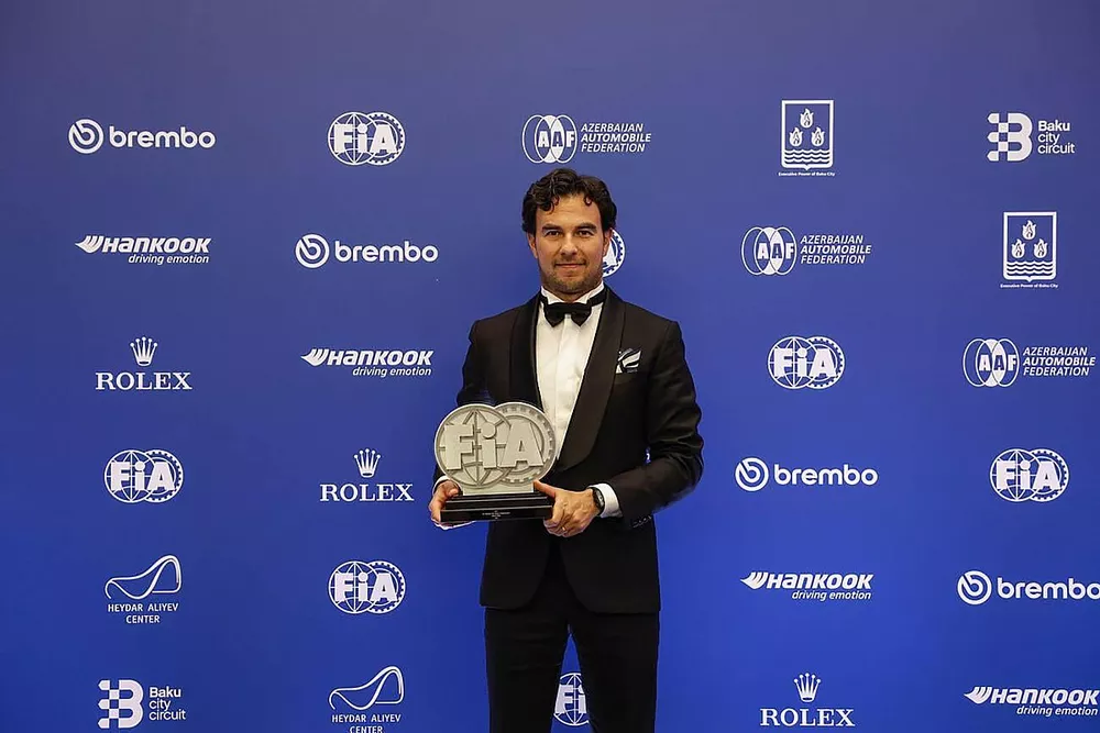 Sergio Pérez, Red Bull subcampeon premio