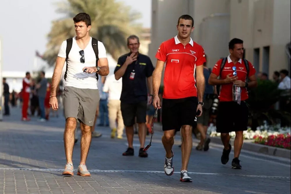Norman Nato y Jules Bianchi, en 2013