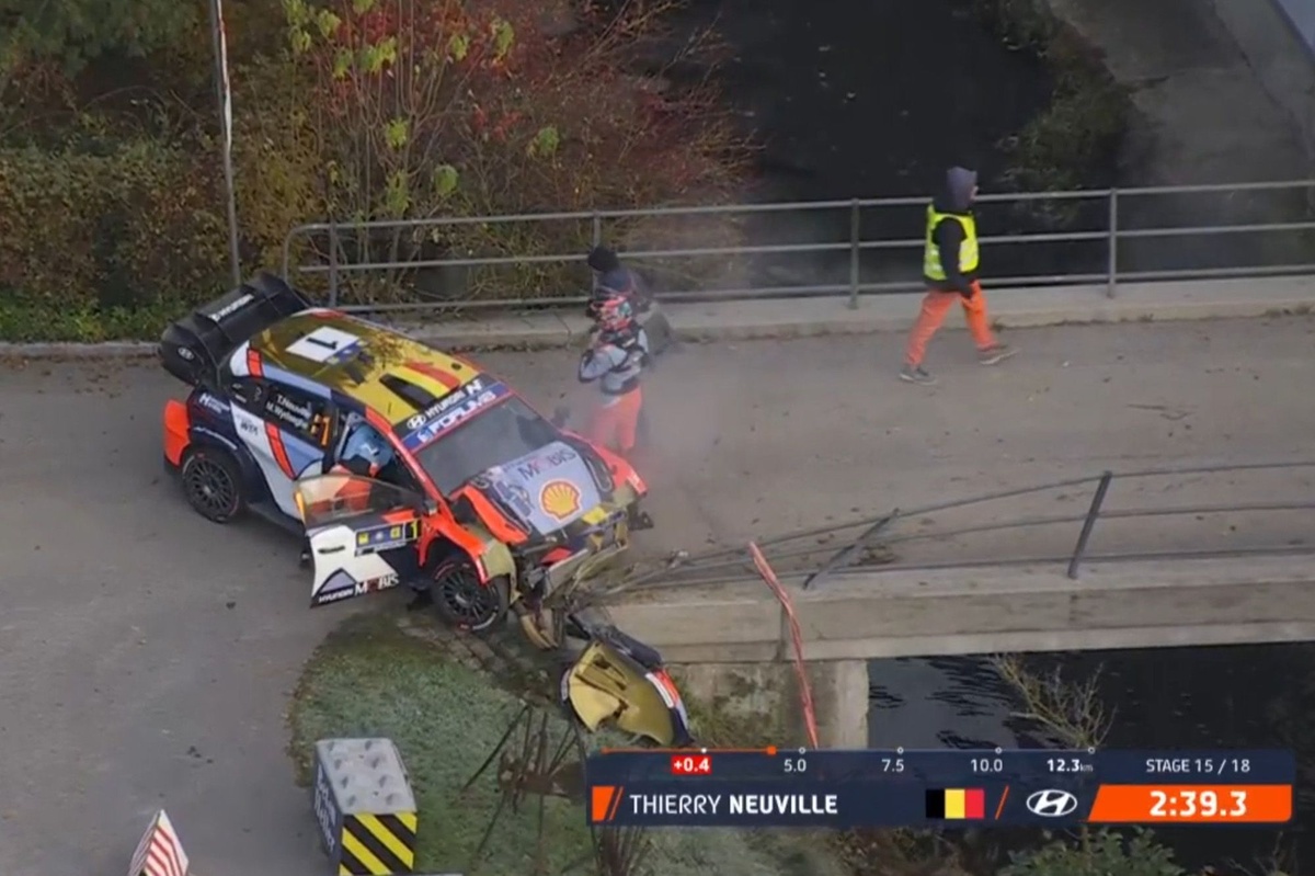 Thierry Neuville thankful for WRC safety protocols after nasty Central Europe crash
