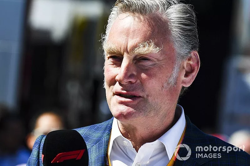 Sean Bratches, Director general de operaciones comerciales, Formula One Group habla a los medios de comunicación