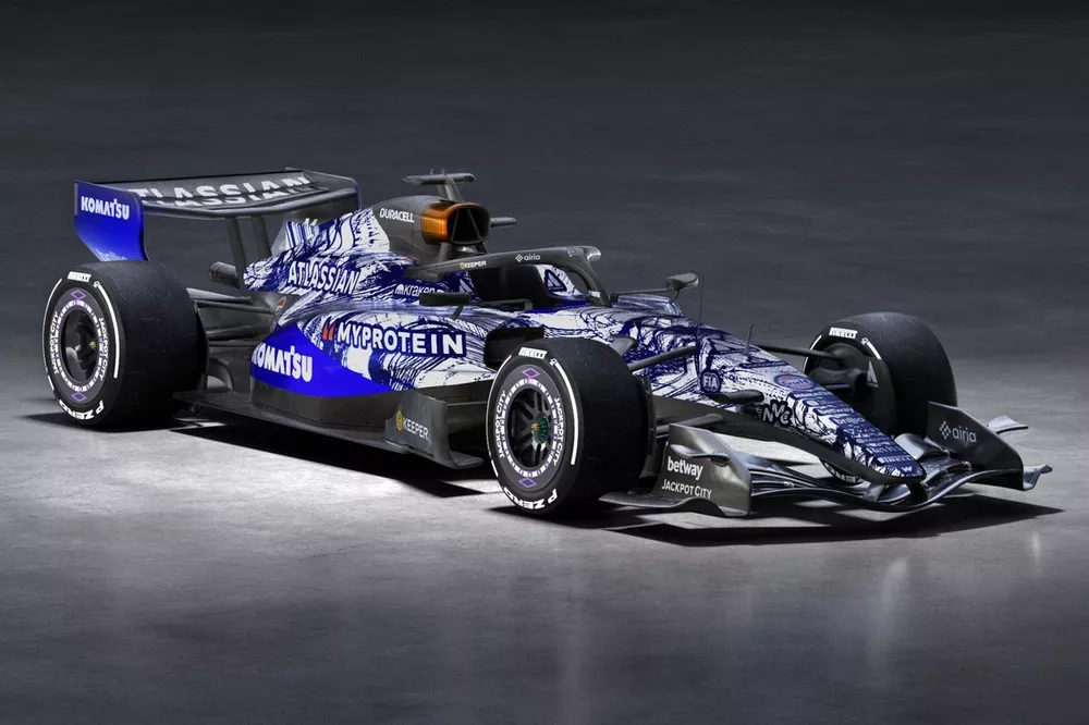 Williams Barcelona livery  