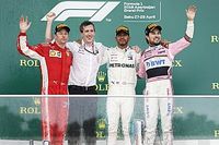 Hamilton gana en Azerbaiyán y Pérez logra el podio 