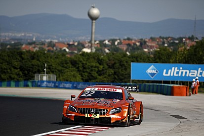 Hungaroring DTM yarış pit yolundaki kaosun ardından durduruldu