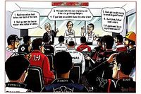 La critica de Ecclestone a la F1 en su postal de Navidad