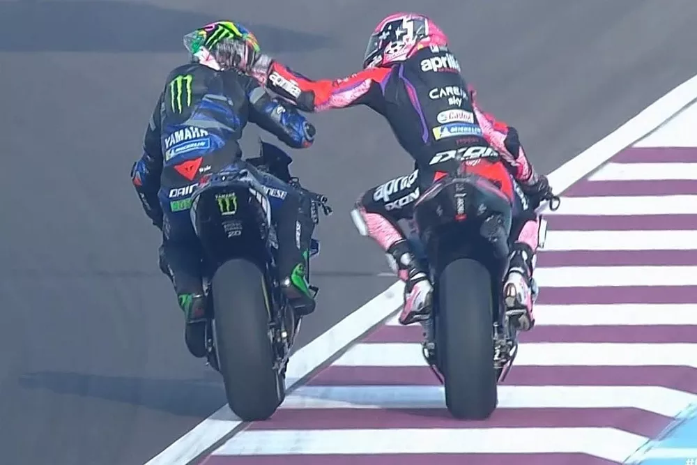 Pelea Aleix Morbidelli