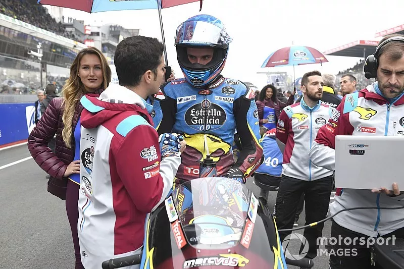 Alex M&aacute;rquez, Marc VDS Racing habla con Joan Oliv&eacute;, director del equipo