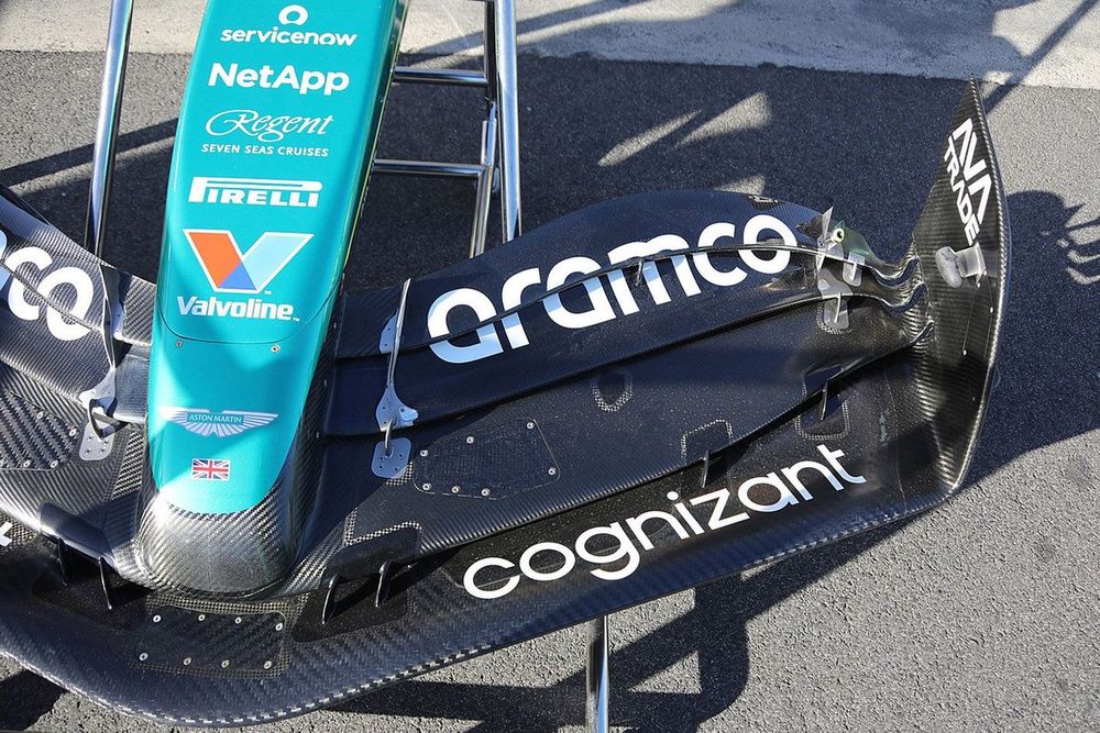 Dettaglio tecnico Aston Martin AMR24