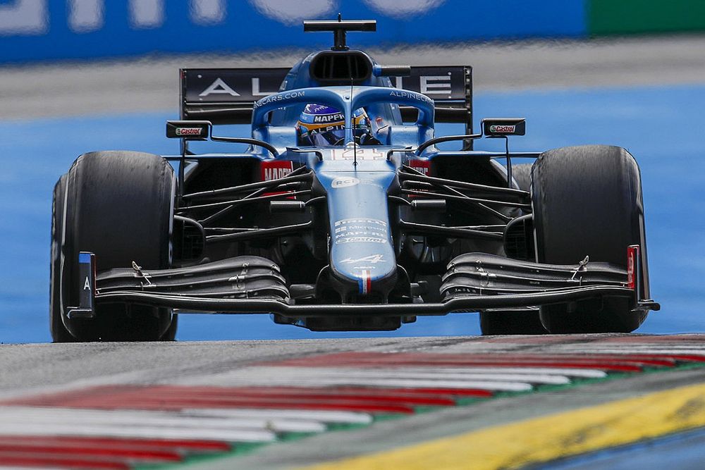 Fernando Alonso, Alpine A521

