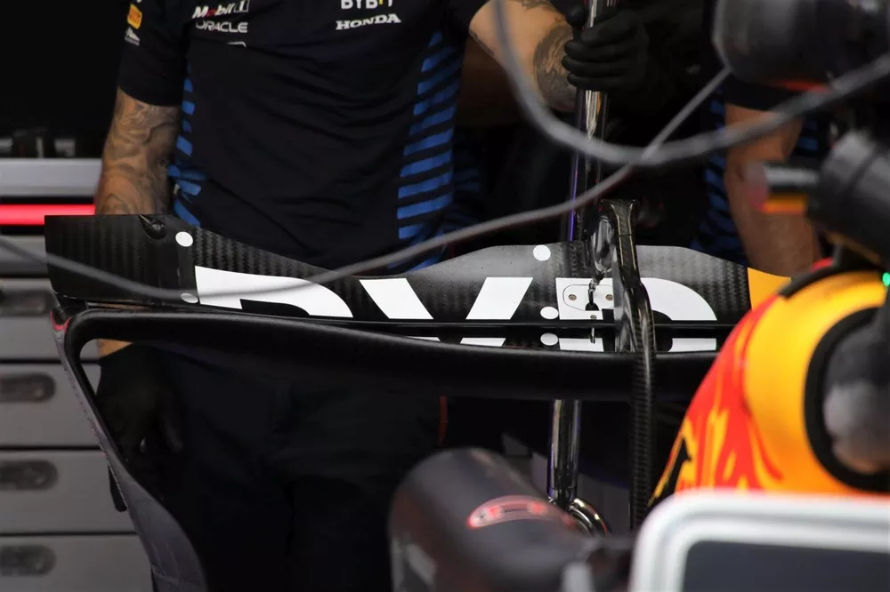Detalle técnico del Red Bull Racing RB20