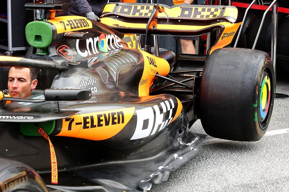 Detalhes t&eacute;cnicos do McLaren MCL38