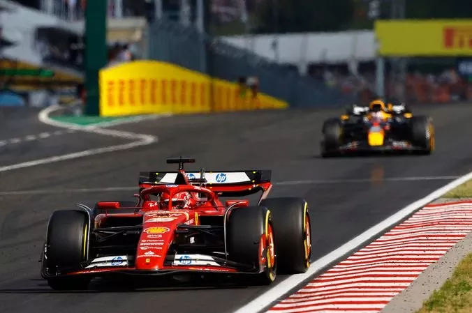 Charles Leclerc, Ferrari SF-24, Max Verstappen, Red Bull Racing RB20