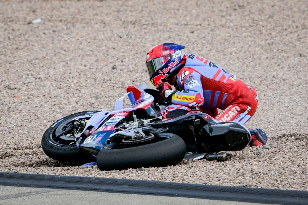 Marc Marquez, Gresini Racing crash