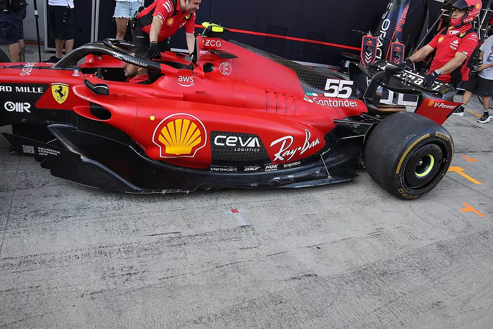 Ferrari SF-23, dettaglio tecnico