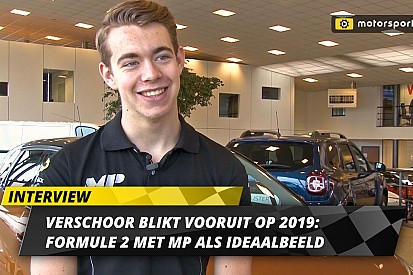 Verschoor blikt vooruit op 2019: Formule 2 met MP als ideaalbeeld