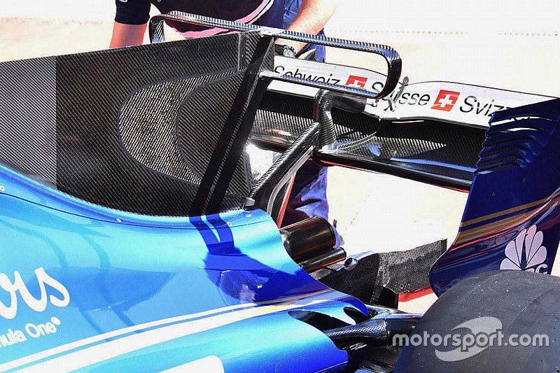Sauber s'équipe d'un T-wing similaire à celui de McLaren