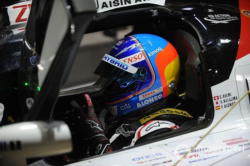 #8 Toyota Gazoo Racing Toyota TS050: S&eacute;bastien Buemi, Kazuki Nakajima, Fernando Alonso 