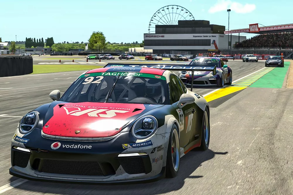 Le Mans track action