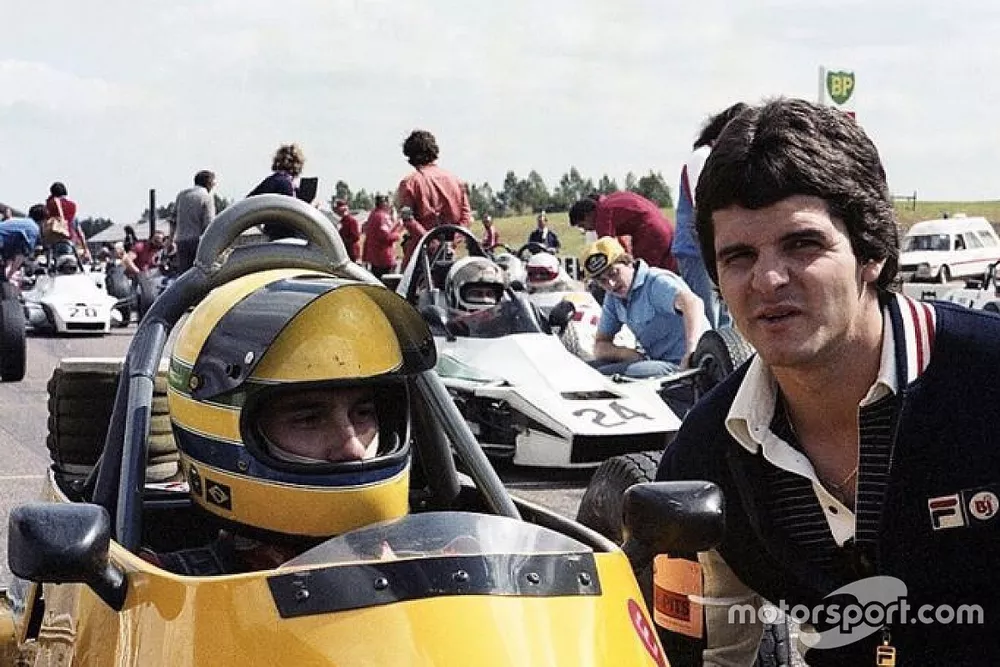 Ayrton Senna e Chico Serra