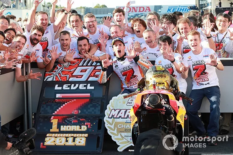 Le Champion du monde Marc Marquez, Repsol Honda Team