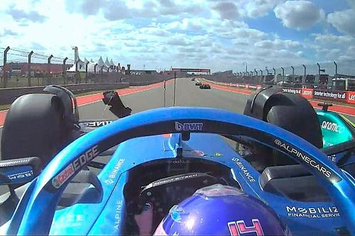 Alonso despeg&oacute; en Austin, literalmente, como un avi&oacute;n