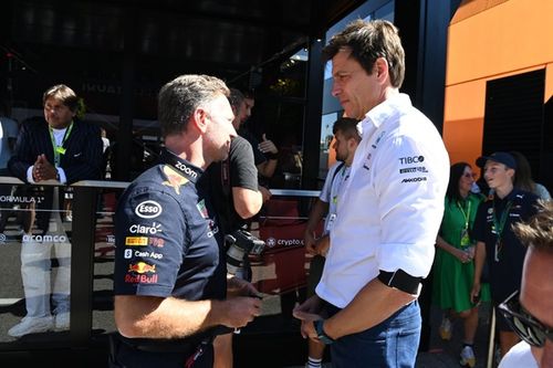 Toto Wolff bromea sobre Horner: "Si entra en la FIA, estar&eacute; en problemas"