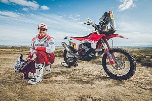 Laia Sanz, con los colores de GasGas en el Dakar 2020