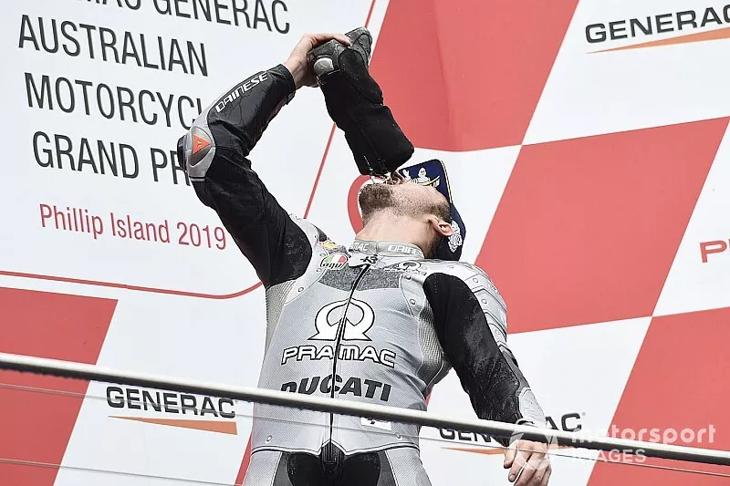  Jack Miller, Pramac Racing, drinking from his boot