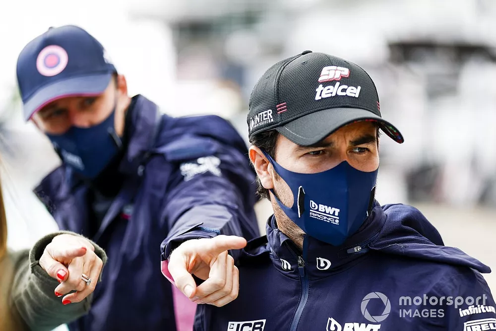 Sergio Perez, Racing Point and Nico Hulkenberg, Racing Point 